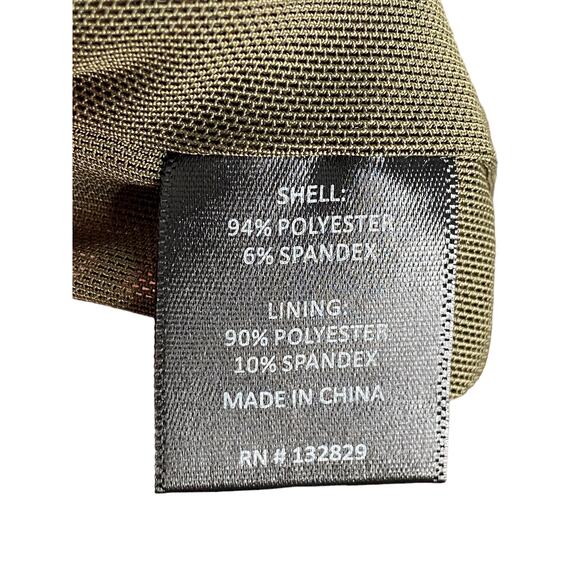 Camila Coelho Gabriel Velvet Maxi Dress Asymmetric Lace Up Cut Out Olive Size S - Picture 9 of 15